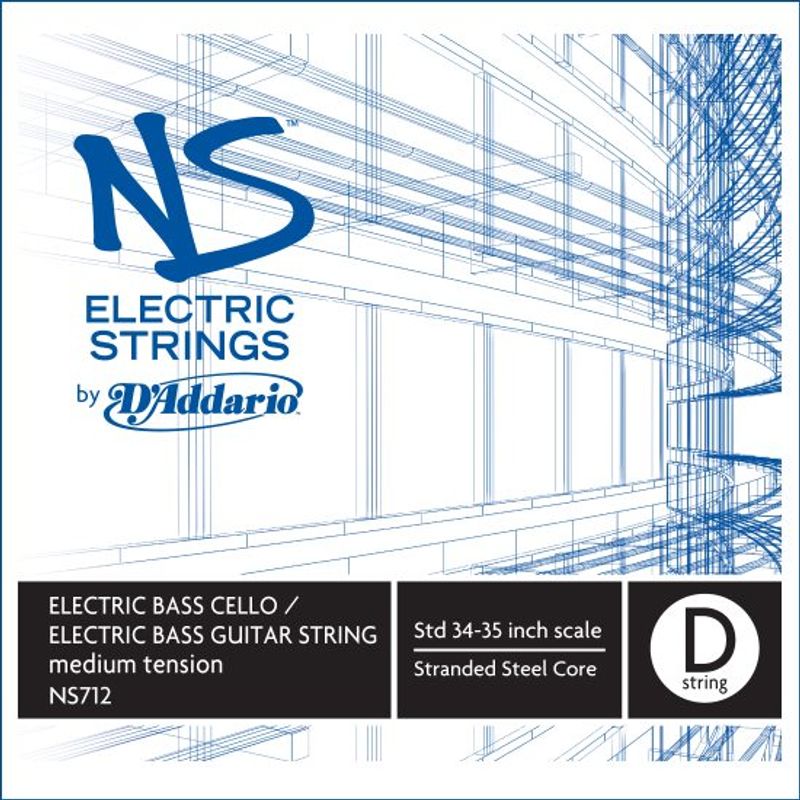 Daddario Orchestral NS712 NS Electric OmniBass D 34'' /Medium Tension