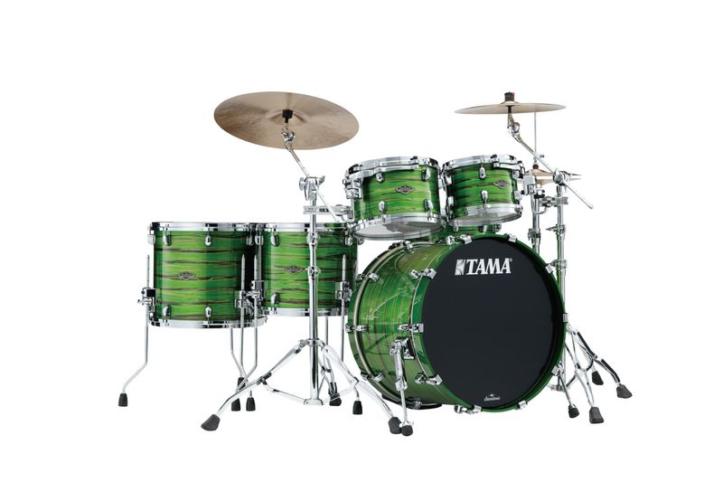 Tama WBS52RZS-LSO SC Walnut/Birch 5-shellkit (10,12,14,16,22), Lacquer Shamrock Oyster