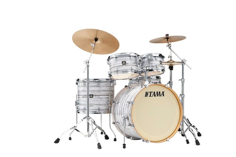 Tama CK52KRS-ICA Superstar Classic MA 5-del Shell-kit, Ice Ash Wrap