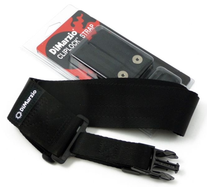 Hovedbilde Dimarzio DD2200BKS 2'' ClipLock X-Short Black