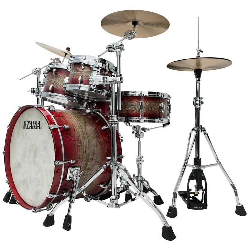 Tama TW42RZS-AGJB Star Walnut 4-set shellkit (10,12,16,22), Garnet Jap. Sen Burst