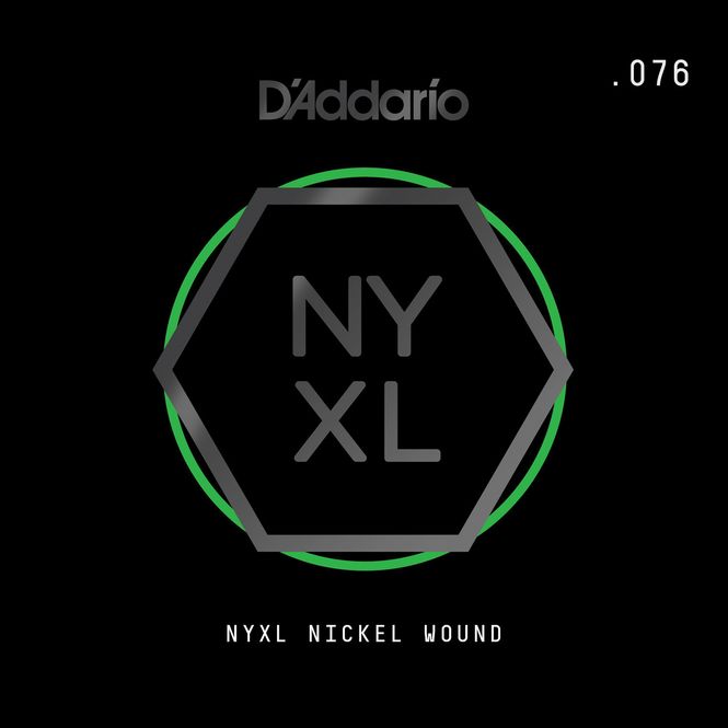 Hovedbilde D'Addario NYNW076 Gitarsträng NYXL Nickel Wound 076