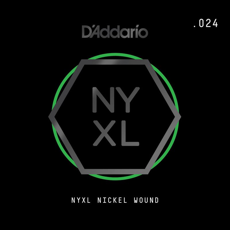 D'Addario NYNW024 Gitarsträng NYXL Nickel Wound 024