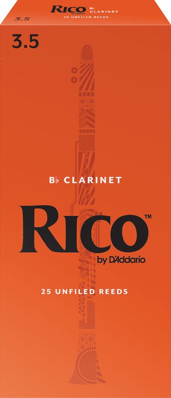 D'Addario RCA2535 Rörblad Rico Bb-Klarinett 25-p. 3.5