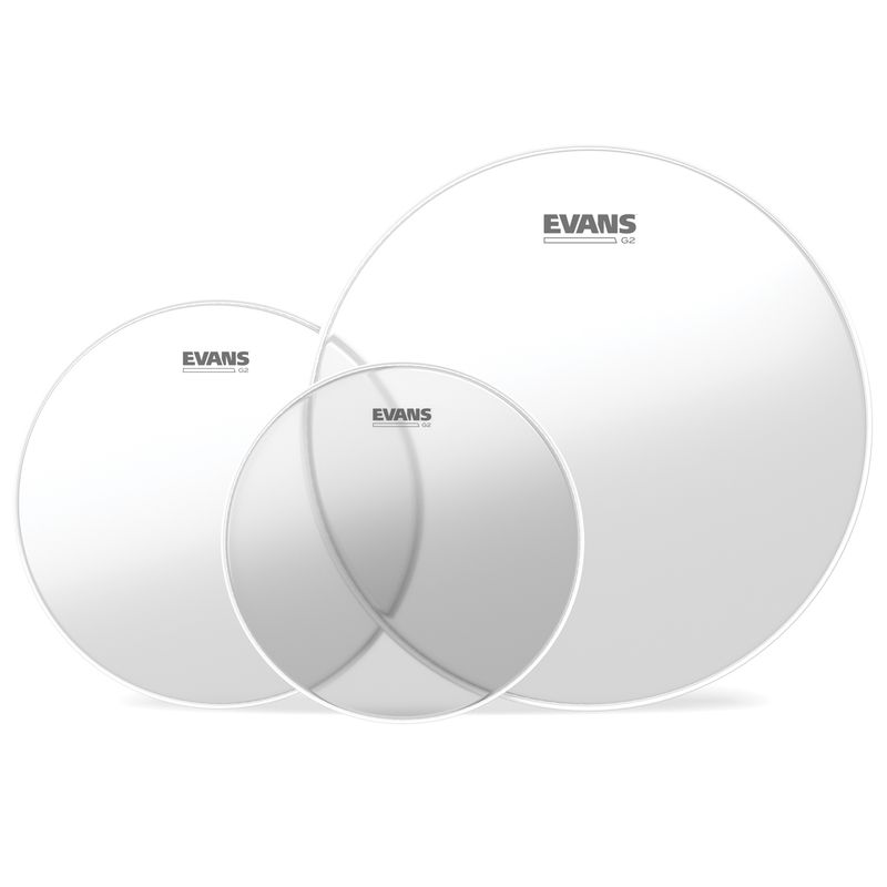 Evans ETP-G2CLR-R Tom Pack Genera G2Clear Rock 10'', 12'', 16''
