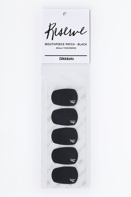 D'Addario RMP01B Reserve Mouthpiece Patch - Black (.80mm) - 5-pack
