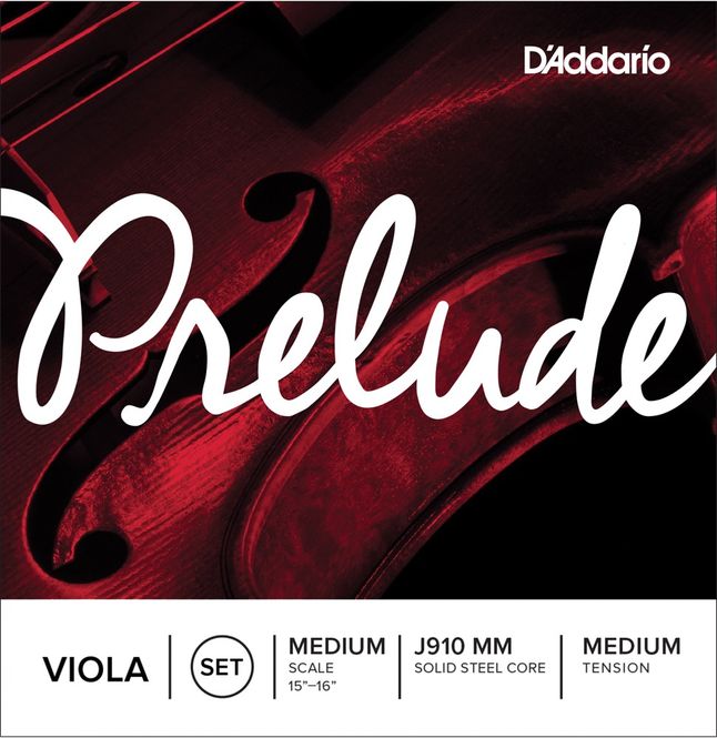 Hovedbilde Daddario Orchestral J910 MM Prelude Viola Set ...