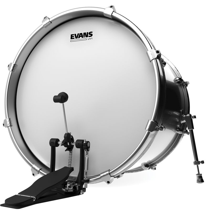 Evans BD22UV1 22'' Bastrumskinn UV1 Batter Coated