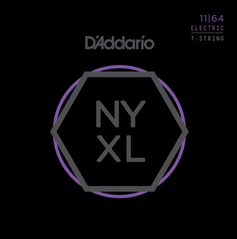 D'Addario NYXL1164 Strängset Elgitar NYXL 7-strängad. 011-064