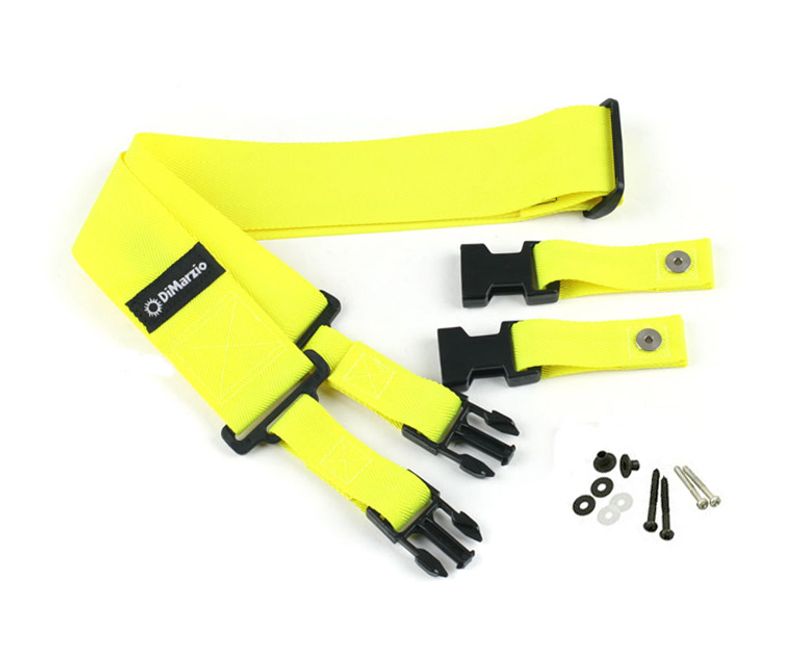 Dimarzio DD2200Y 2'' ClipLock Strap Neon Yellow