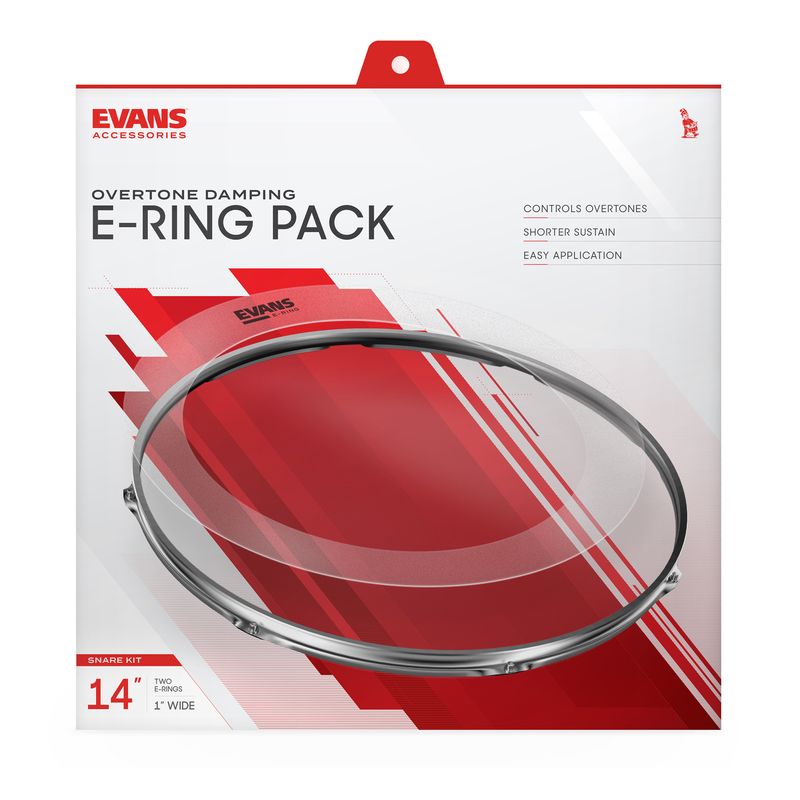Evans ER-SNARE E-Ring Snare pack (2 x 14'')