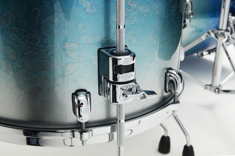 Tama WBS52RZS-MBI SC Walnut/Birch 5-shellkit (10,12,14,16,22), Molten Blue Ice Fade