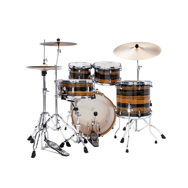 Tama CK50RS-NET Superstar Classic MA 5-del Shell-kit, Natural Ebony Tiger Wrap