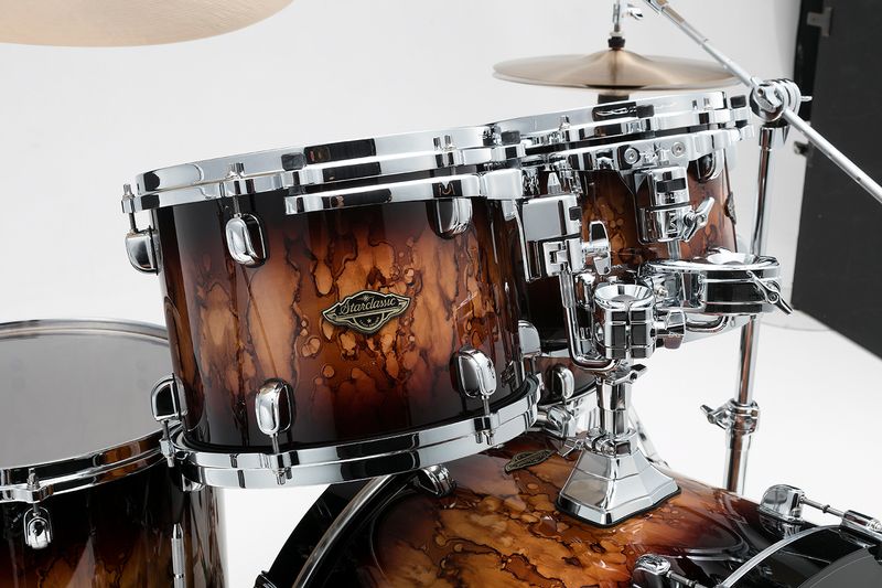 Tama WBS42S-MBR SC Walnut/Birch 4-shellkit (10,12,16,22), Molten Brown Burst