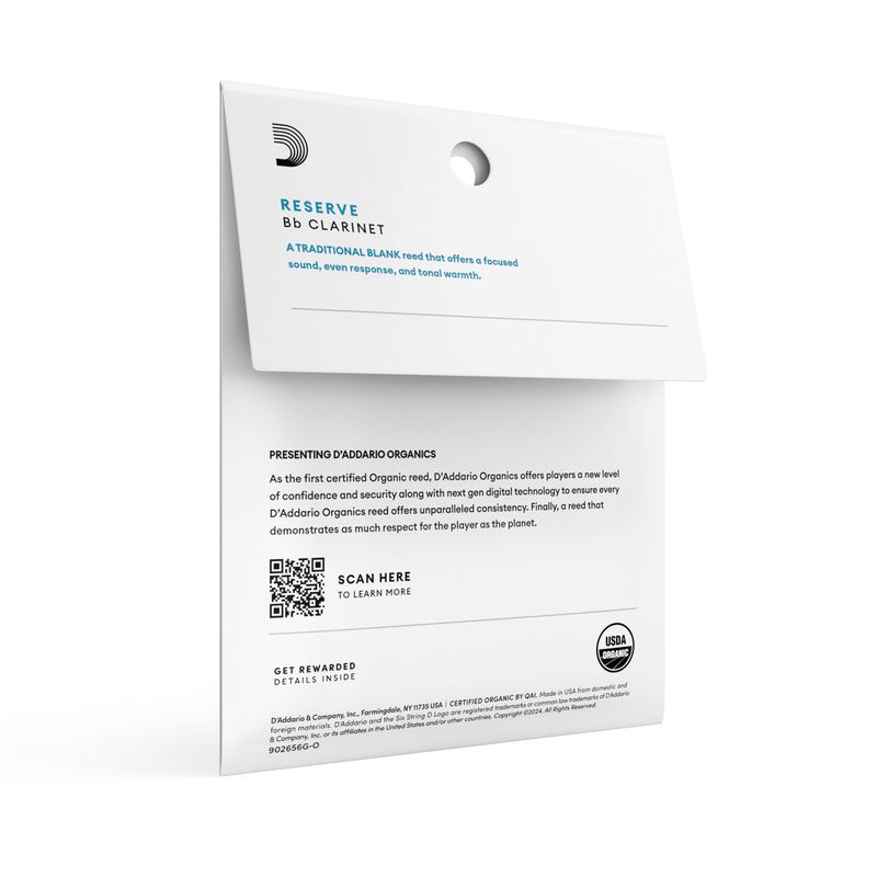 D'Addario ODCR0320 Org. Reserve Bb-klarinett 3-p 2.0