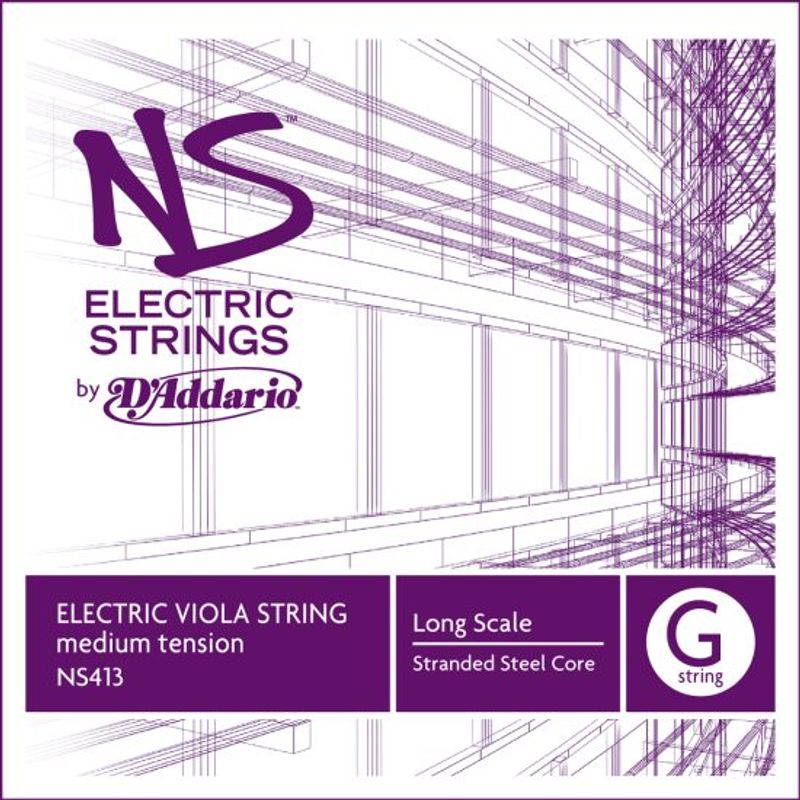 Daddario Orchestral NS413 NS Electric Viola G Long /Medium Tension