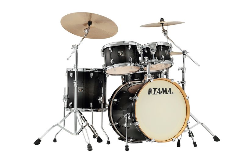 Tama CL50RS-TPB Superstar Classic MA 5-del Shell-kit, Transp. Black Laquer Burst