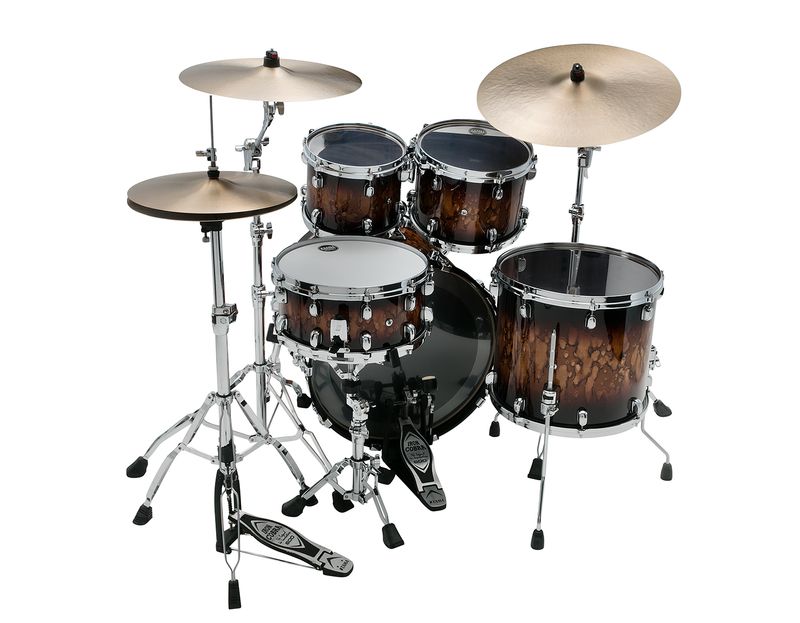 Tama WBS42S-MBR SC Walnut/Birch 4-shellkit (10,12,16,22), Molten Brown Burst