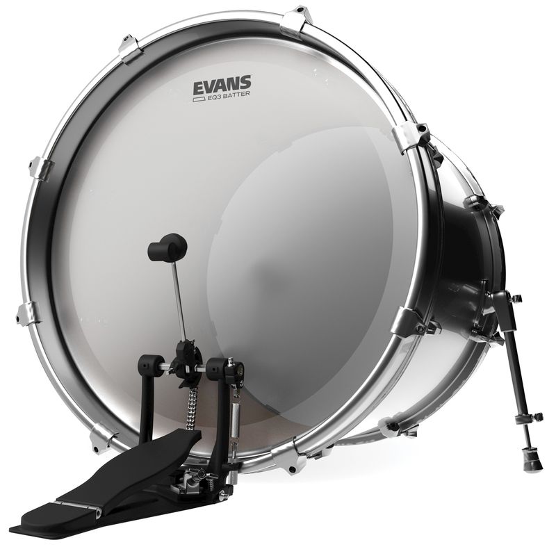 Evans BD20GB3C 20'' Bastrumskinn EQ3 Batter Coated