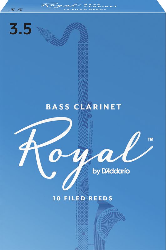 D'Addario REB1035 Rörblad Royal Bas-Klarinett. 10-p. 3.5