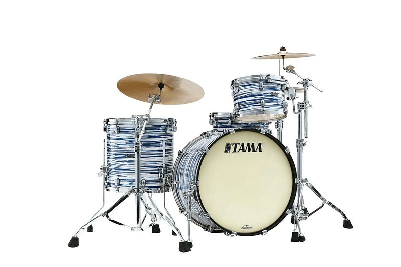 Tama MR32CZS-BWO SC Maple 3-shellkit (12,16,22), Blue & White Oyster