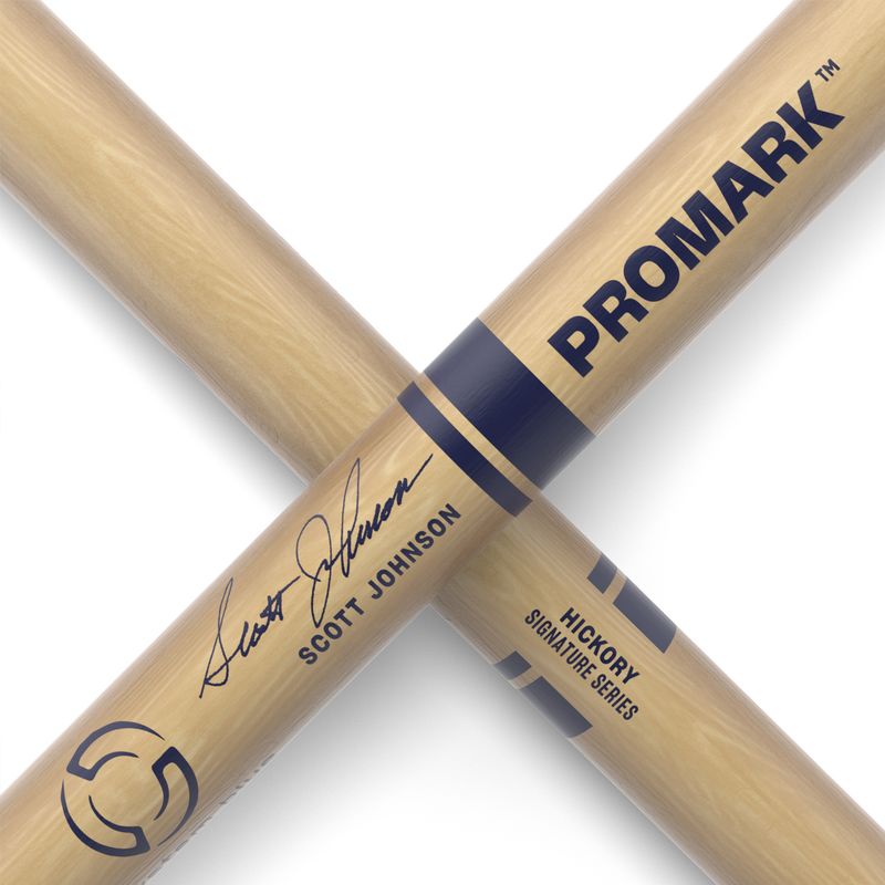 Promark TXDC17W Scott Johnson DC17, Hickory, Large Round tip