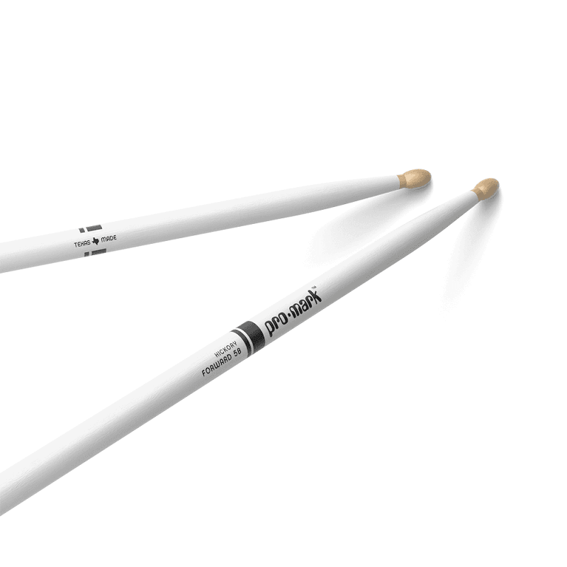 Promark TX5BW-WHITE Classic Painted Forward 5B, Oval tip - White