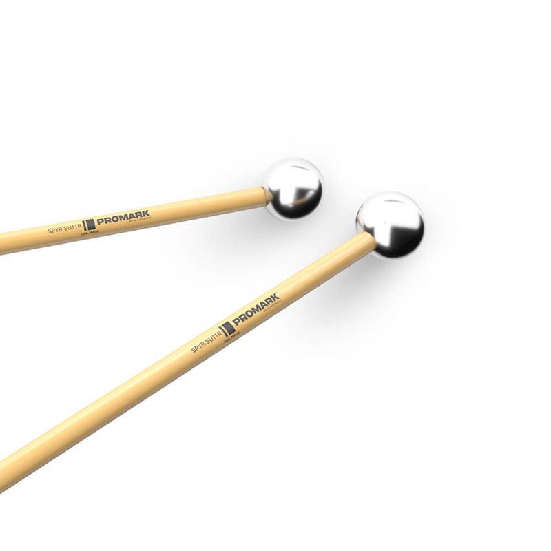 Promark SU11R SPYR Mallet Bells, Large Aluminium, Rattan