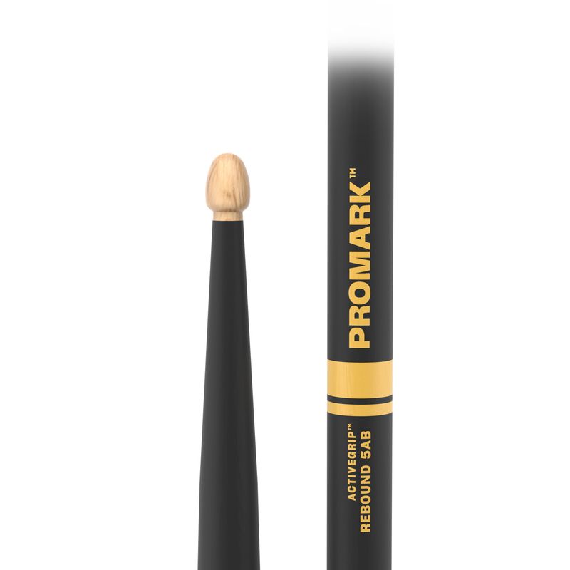 Promark R5ABAG Rebound 5AB, ActiveGrip Hickory, Acorn tip