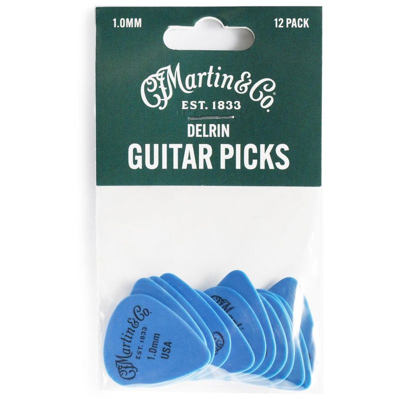 Martin Pick Delrin 1.0 mm 12stk