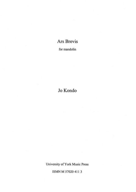 Hovedbilde Ars brevis