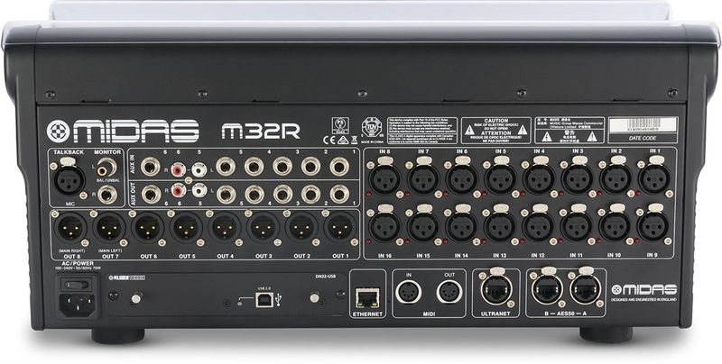 Decksaver Skyddslock till Midas M32R/M32R Live