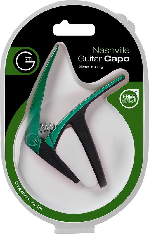 G7th Nashville Capo 6 String Green