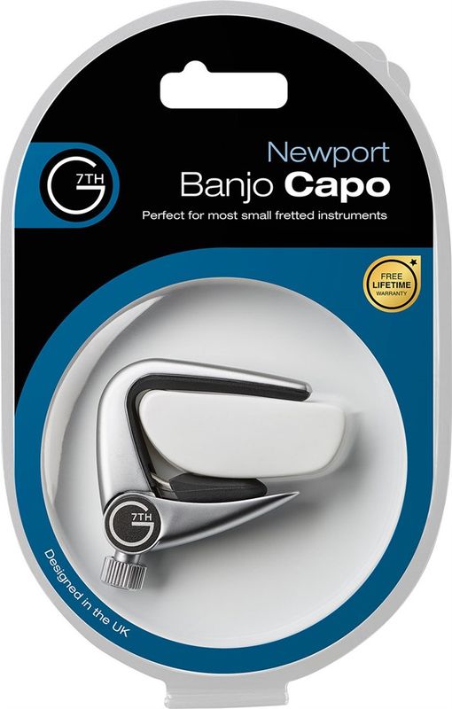 G7th Newport Capo Banjo Silver