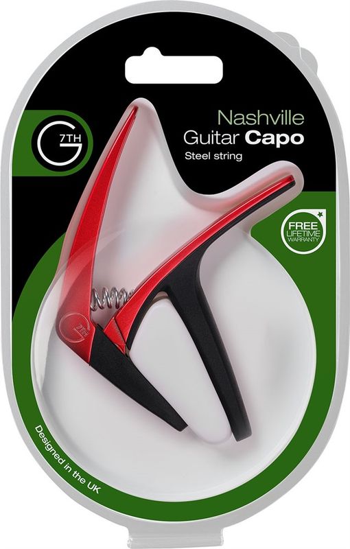 G7th Nashville Capo 6 String Red