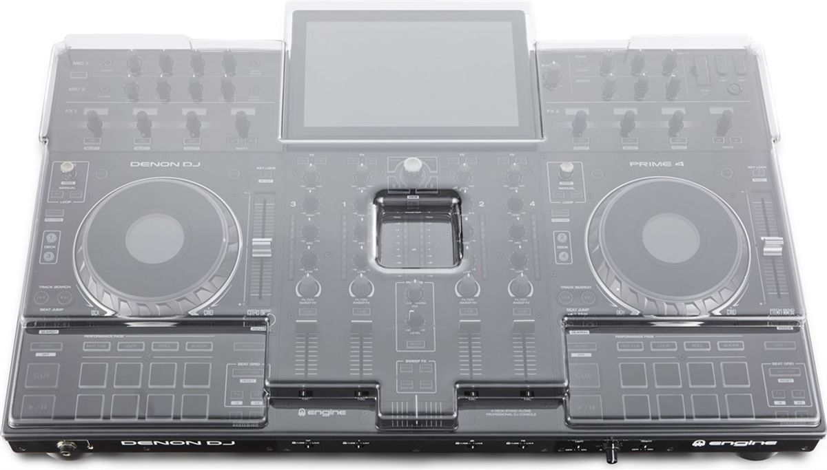 Decksaver Skyddslock till Denon DJ Prime 4 & Prime 4+