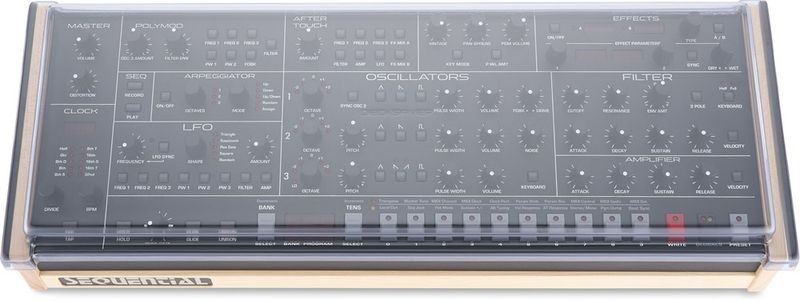 Decksaver Cover for Sequential Trigon-6 Desktop (Soft-Fit)