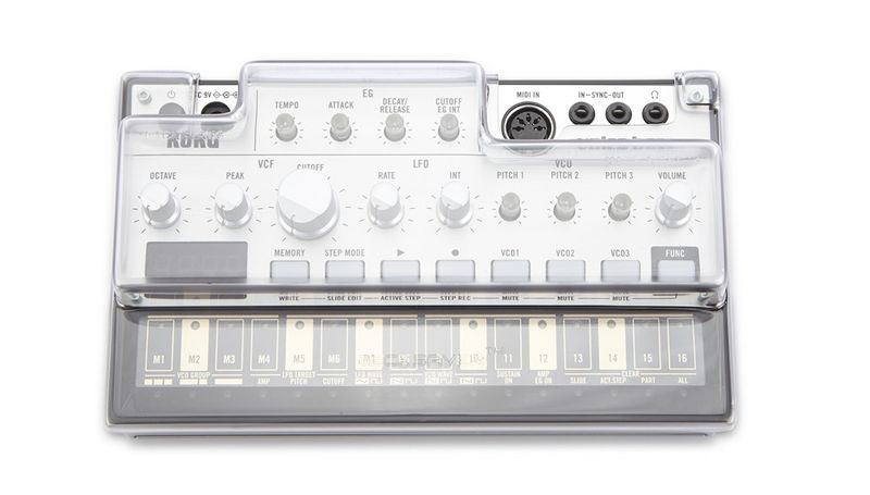 Decksaver Skyddslock till Korg Volca Beats, Bass, FM, Keys & Sample