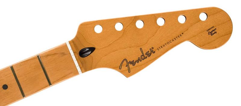 Fender satin roasted maple Stratocaster neck, Maple FB