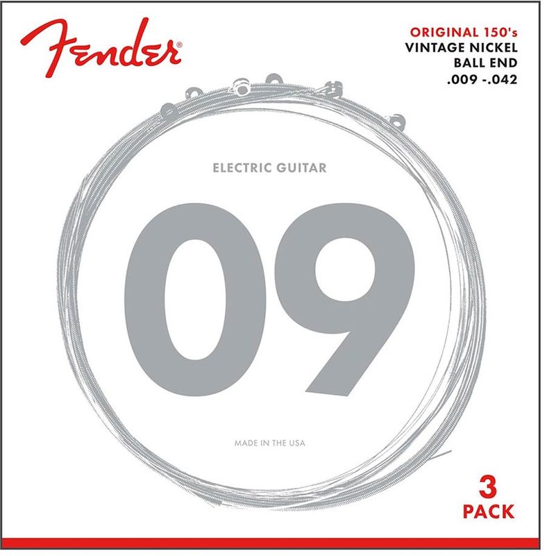 Fender 150L-3 Original 150s  -  light, 009-042, 3 pack