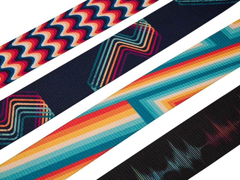 Fender  Retro ribbed poly guitar strap, bolt design