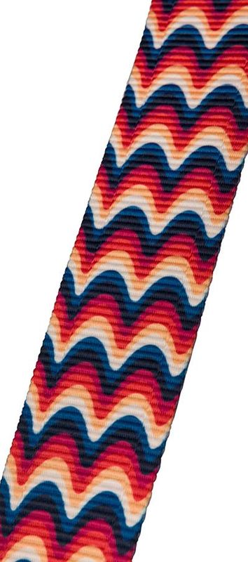 Fender  Retro ribbed poly guitar strap, ripple design