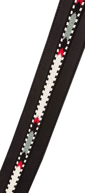 Fender  Paramount acoustic leather strap, black