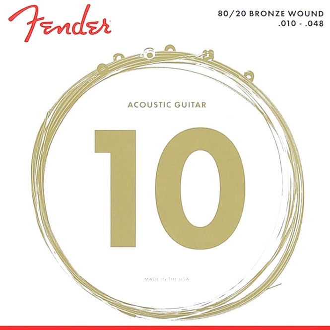 Hovedbilde Fender 70XL 80/20 Bronze -  extra light, 010-048