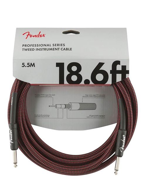Hovedbilde Fender Professional Tweed Inst.cable, 18.6ft, red ...