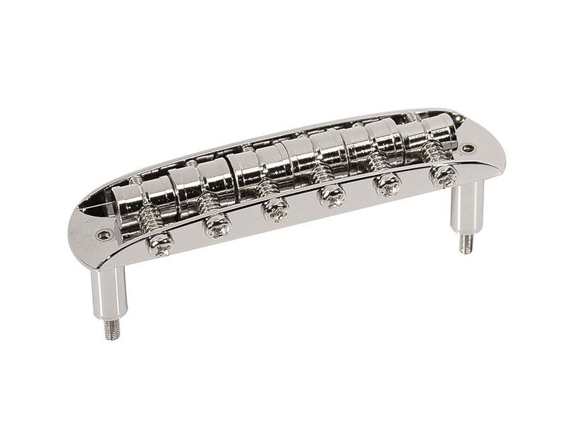 Fender GRP bridge assembly Mustang Guitar, chrome