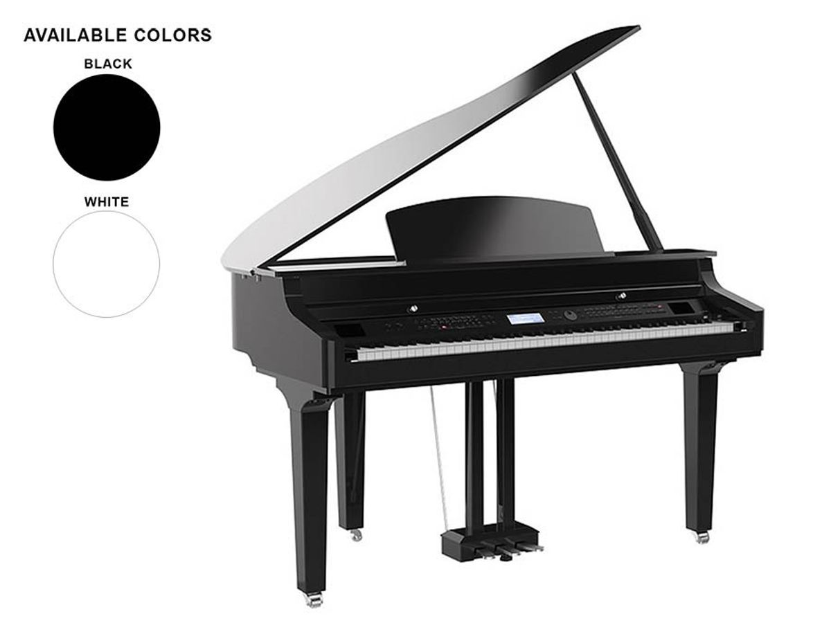 Medeli GRAND510 Digital Baby Grand Piano - White