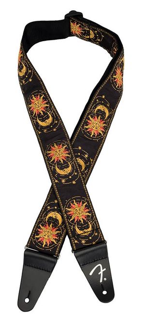 Hovedbilde Fender  AM Vintage II woven Git.strap, sun & moon design, three