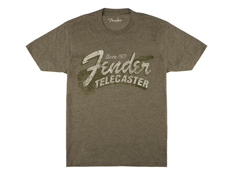 Fender Since 1951 Telecaster t-shirt, military heather green, XL