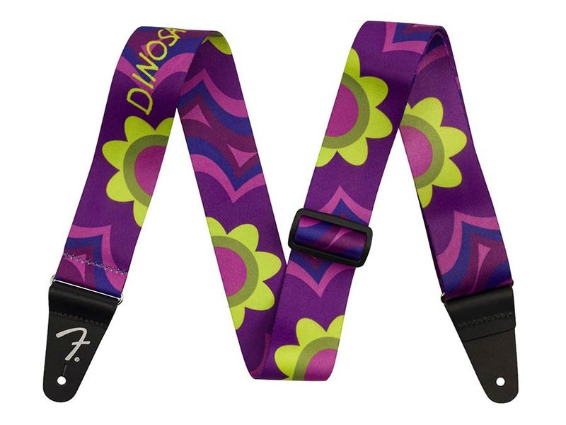 Fender J. Mascis guitar strap Magenta Flower